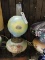 Antique Oil Lamp Converted to Electric