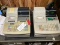 Pair of Working CASIO Cash Registers  - with Manual