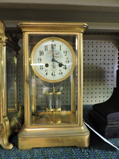 Antique TIFFANY & COMPANY Mantle Clock with Cherub Theme
