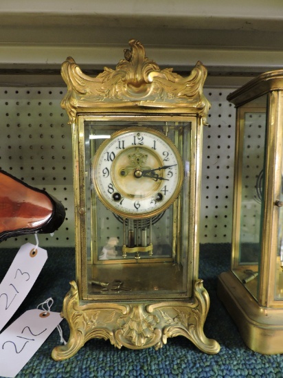 Ornate Antique Mantle Clock by the New Haven Clock Co.