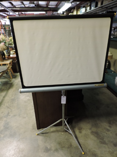 Vintage Folding Home Movie Screen by KNOX -- 46" Diag.