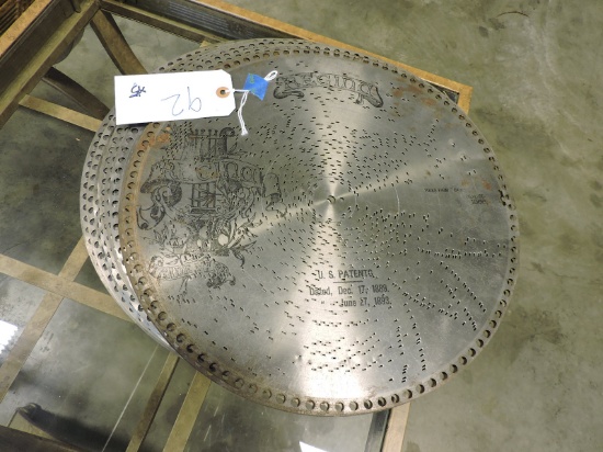 Lot of 15 Antique REGINA Brand - 15.5" Metal Music Box Discs