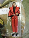 Michael Jackson THRILLER Doll with Silver Socks and Glove