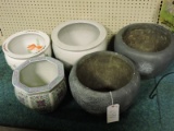 Variety of Outdoor Plant Pots - 5 Total