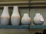 Lot of 4 Décor Vases - (2 Pairs)