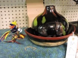 Glass / Ceramic Décor Pieces - See Photo