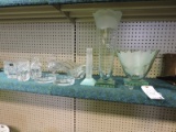 Large Variety of Cut Glass Vases and Accent Pieces - 11 Total