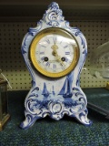 Charles Jaques Porcelain Mantel Clock