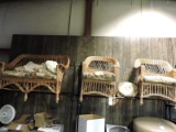 Wicker Seating Set - Sofa, 2 Chairs, Stool, Table