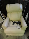 LAZYBOY Brand Tan Leather Recliner -- Power - Good Condition