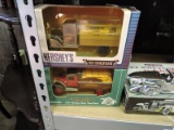 Branded TOY TRUCK BANKS - Hershey's & Anheuser Busch