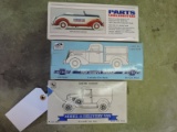 Lot of 3 1930's Era Car & Truck Models - in Boxes