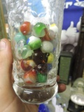 50+ Antique Glass Marbles - Various Sizes - Glass Included