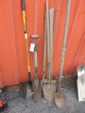 7 Various Shovels and Spades