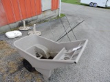 Garden Cart and 2 Leaf Bag Holders