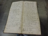 Antique Hand-Written Household Diary - Started in 1852