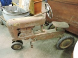 Antique FARMALL Metal Children's Toy Peddle Tractor