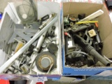 Box of Various Motorcycle Parts - Used