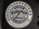 UNION WORKMAN CHEWING TOBACCO - Branded Thermometer