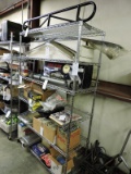 Chrome Wire Rolling Rack -- 76