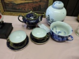 3 Piece Tea Set and a 3 Piece Tea Set