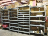 Large Steel Shelving Unit - As Pictured.  Buyer Must Disassemble