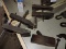 Pair of Antique Wood & Metal Clamps and a Planer - no blade