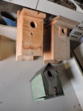 Lot of 3 Bird Houses - 2 are New / One is Vintage -- See Photos