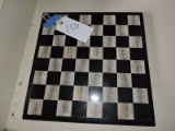 Stone Formal Chess / Checker Board -- Approx 13.5