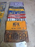 8 Various License Plates - 1932 PA, NY, Idaho, Antique/Historic PA