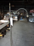 Parts of an Antique Floor Lamp and Farm Tool / Lamp is apprx 58