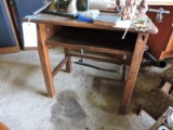 Antique Children's School Desk -- 24