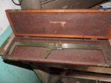 Vintage STARRETT Brand Micrometer - with Original Wood Case