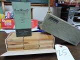 1929 KNO WOOD Study Kit -- Teaches how to identify wood - Complete