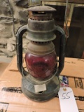 Antique DEITZ Wizard Railroad Lantern - Missing Fill Cap - 12