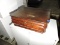 Wooden Storage Box with Drawer / Damaged / 8