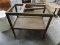 Vintage Wooden Rolling Cart / No Top / 23