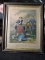 MOLLY PITCHER - Women of '76 - Framed Print - Vintage / Apprx 16