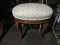 Padded Wooden Foot Stool / 20