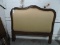 Antique Full-Size Headboard -- Wood / Padded -- Very Nice Condition