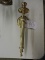 Single Brass Wall Sconce Candle Holder / 14