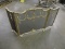 Formal Brass Fireplace Screen - 3 Part - Missing One Foot / 45