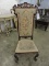19th Century Carved Wooden Parlor / Foyer Chair -- Solid - Needs Cushion Work
