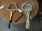 Pair of Vintage Tennis Raquets - SPALDING Ashley Cooper / PRINCE CTS Lightning 90