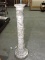 White Marble Pedestal / previously a lamp / 11