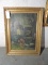 Unsigned Oil Painting with Gold Frame / 25.5