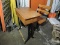Antique School Desk with Matching Chair / Excellent Condition