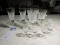 WATERFORD Crystal Glass Set - 2 Wine Glasses, 4 Champagne Flutes, 6 Small Cordial Glasses