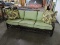 Vintage Bamboo and Cloth Outdoor SOFA with THROW PILLOWS / 78