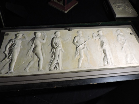 PROCESSION OF THE GODS - Greek Plaster Cast Artwork in Carry Case